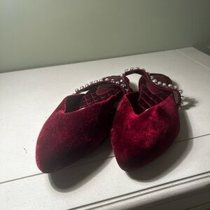Red velvet flats torrid